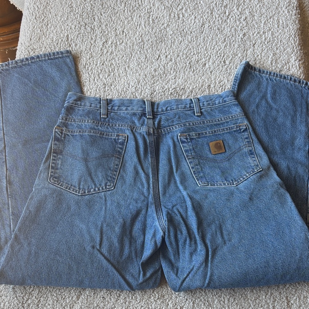 Carhartt Men's Relaxed Fit Blue Jeans